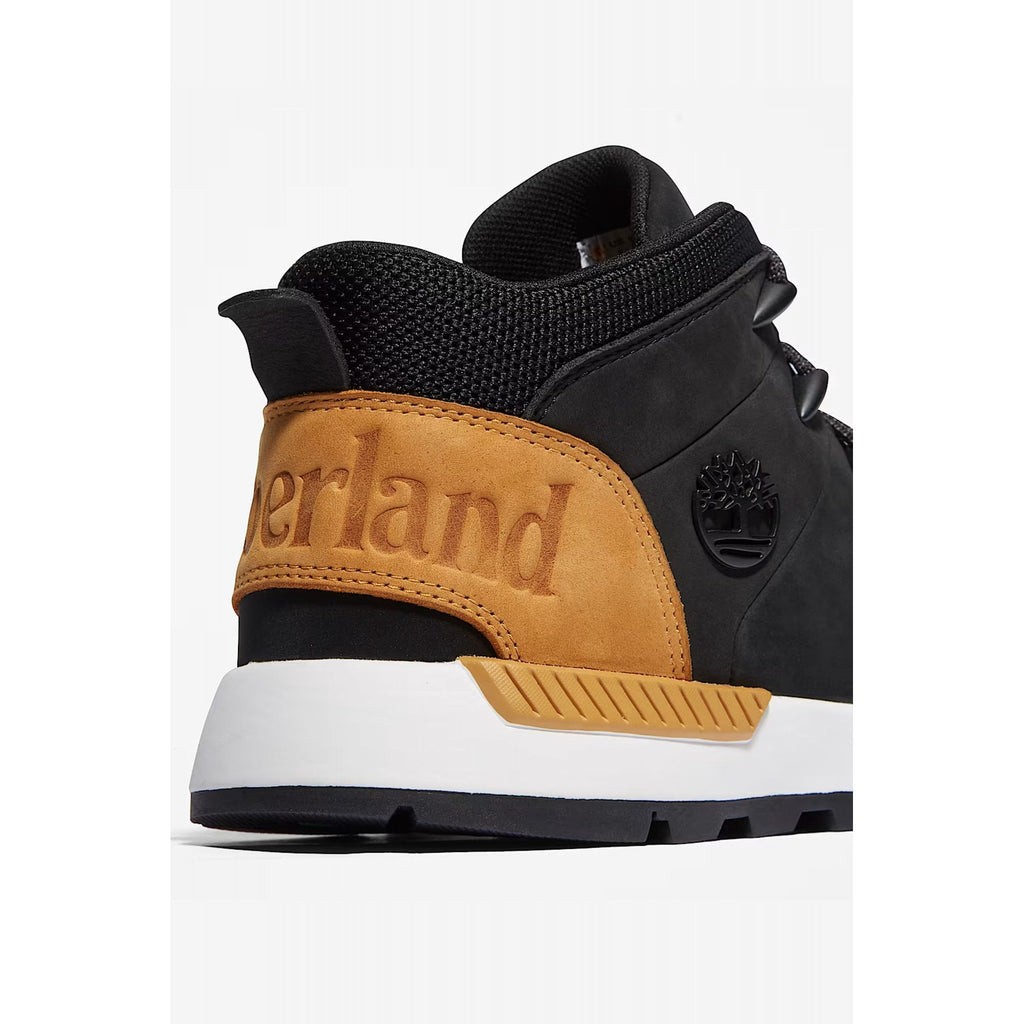 Timberland TB0A24AB Euro Sprint Trekker Nubuck Mid Hiker Suede Boot - Black/Wheat