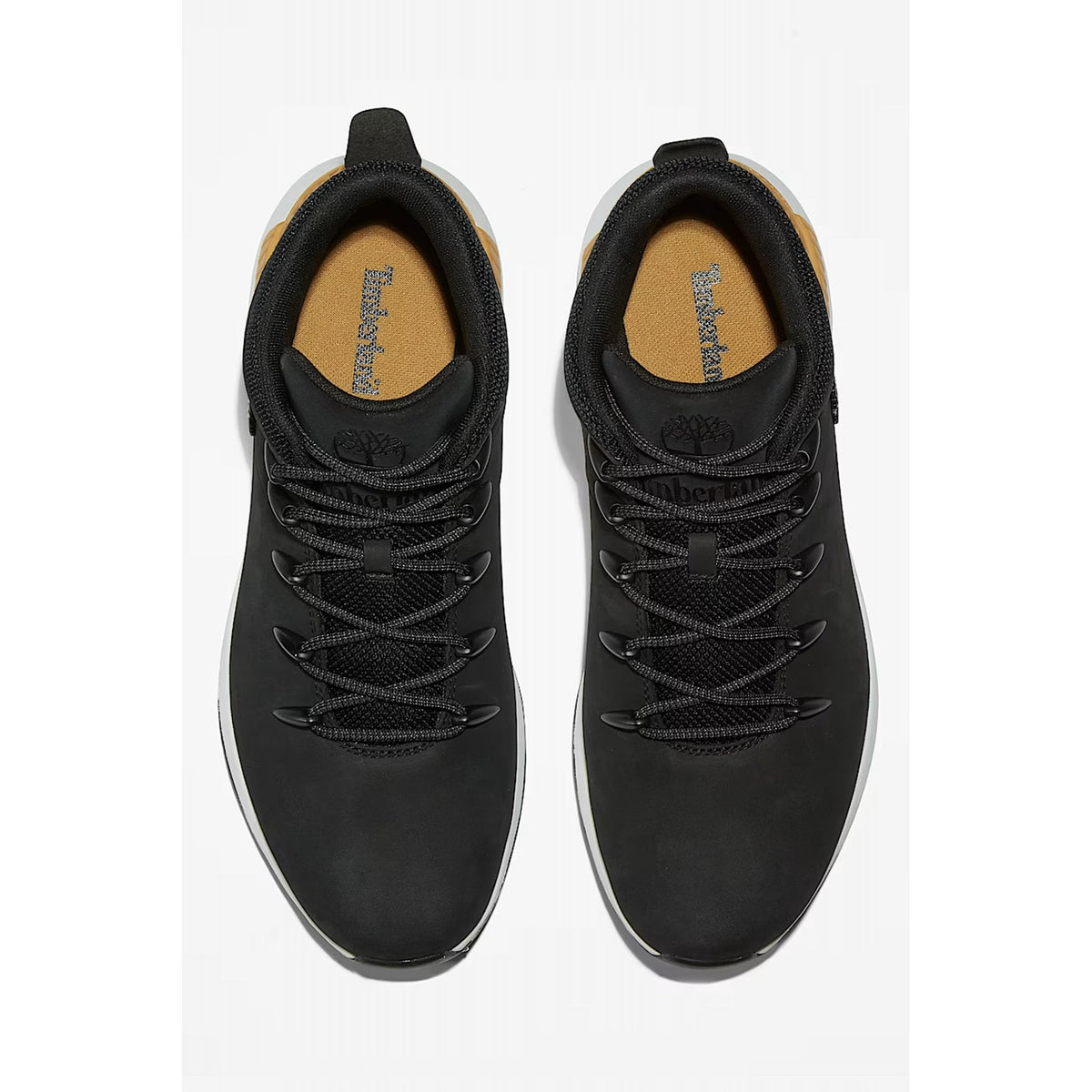 Timberland TB0A24AB Euro Sprint Trekker Nubuck Mid Hiker Suede Boot - Black/Wheat