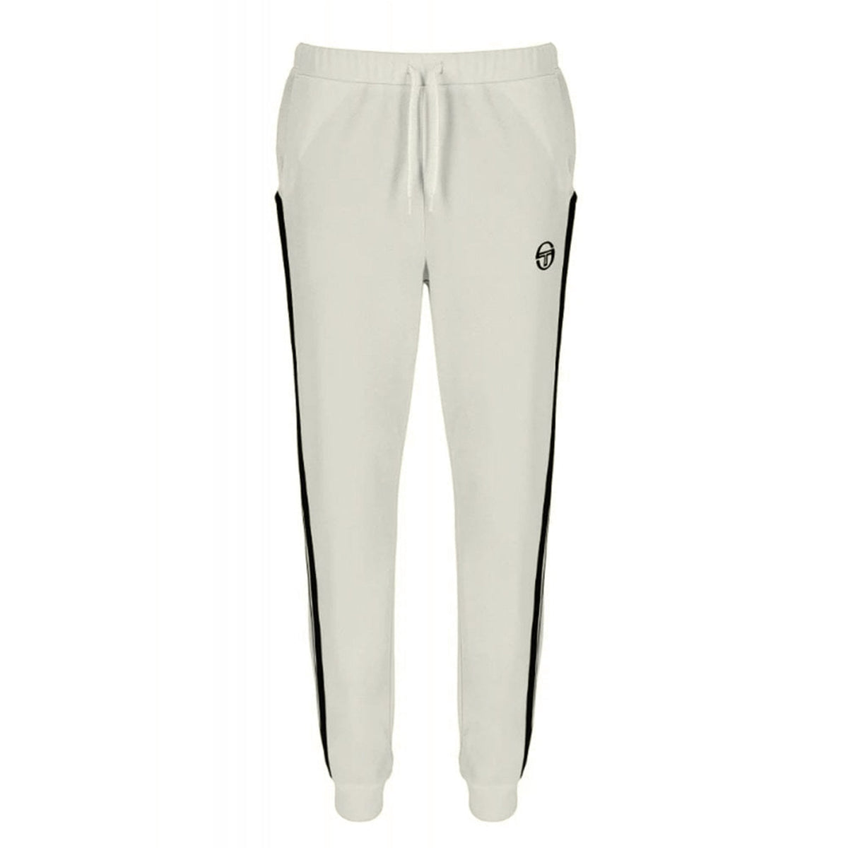 Sergio Tacchini | New Damarindo 4552-123 Retro Contrast Stripe Jogger - Gardenia/Navy