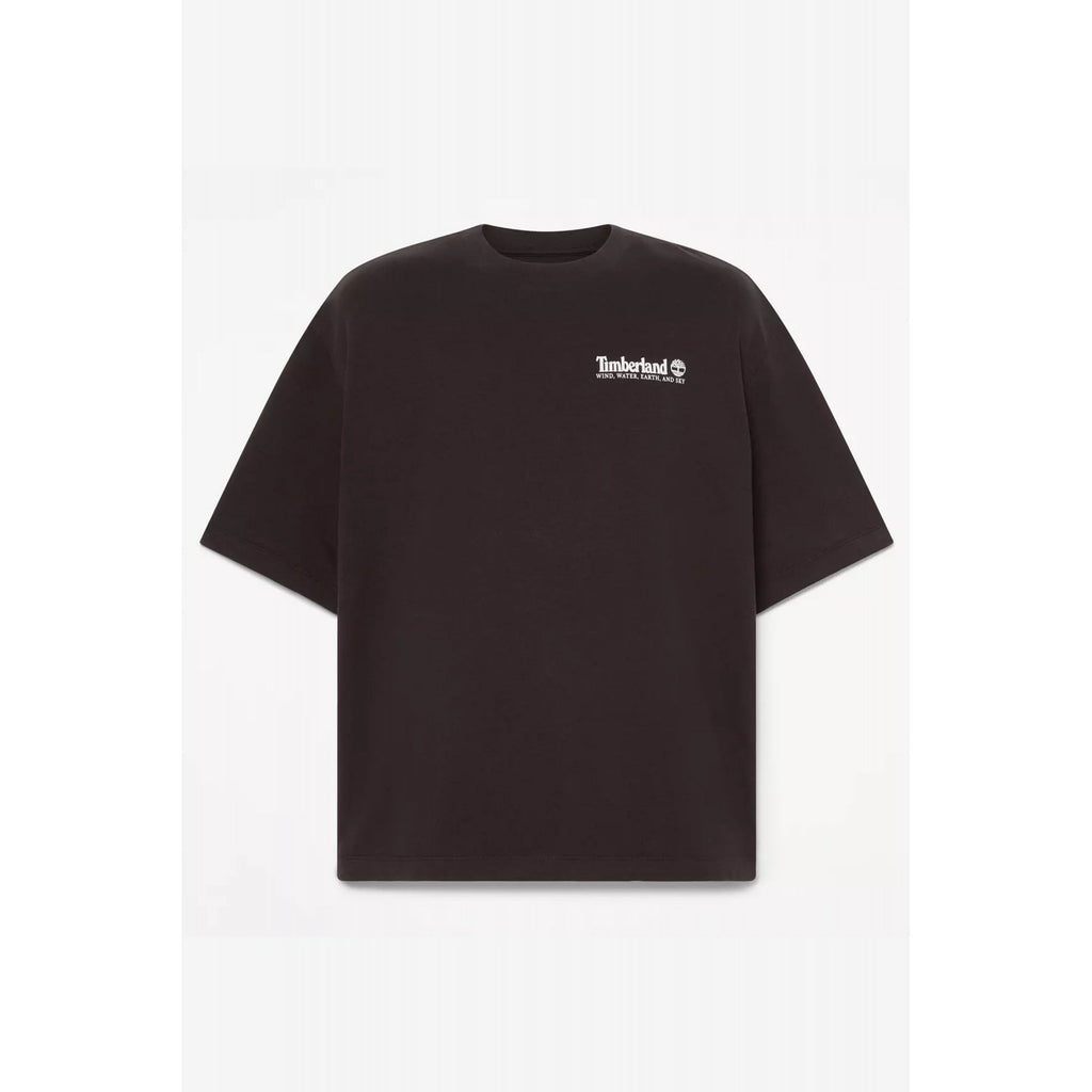 Timberland TB0A5MQR Outdoor Back Graphic Box Fit Half Sleeve T-Shirt - Black
