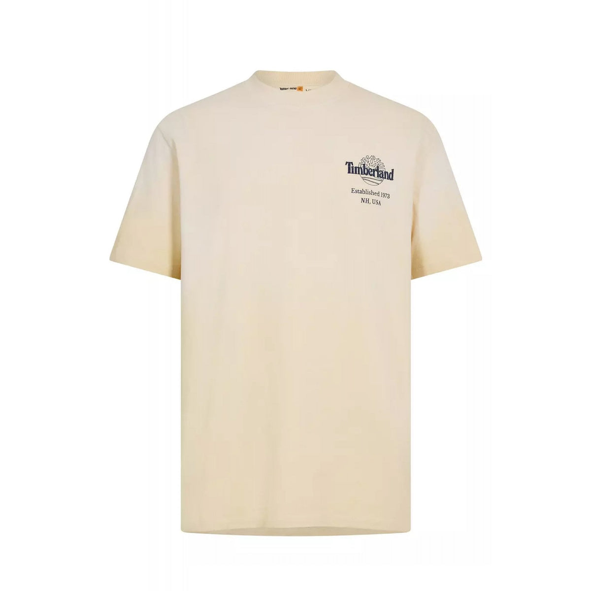 Timberland TB0A5MMM Sunfaded Tree Back Graphic Logo Heavyweight Half Sleeve T-Shirt