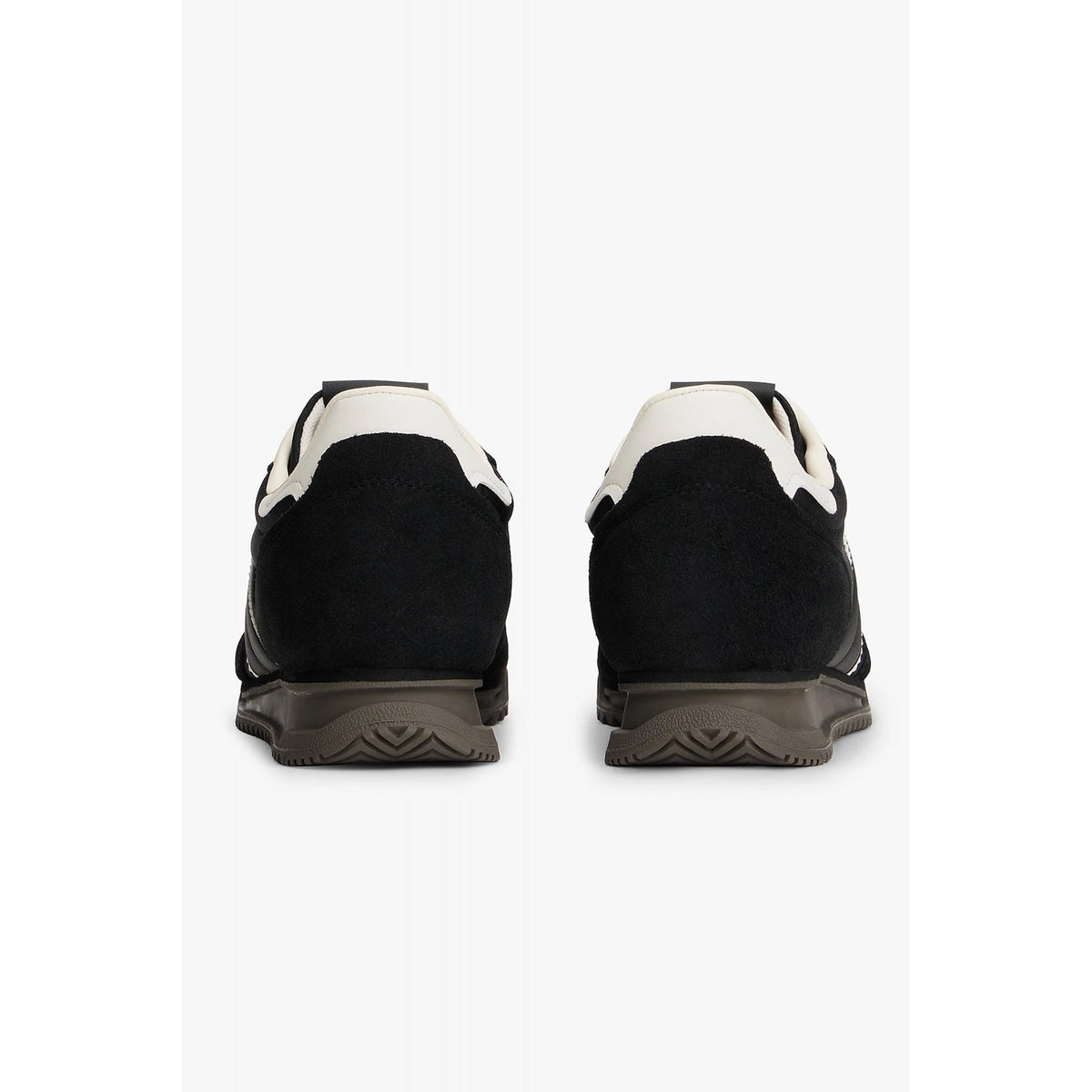 Tommy Jeans | EM01664 Retro Mixed Texture Serrated Runner Style Trainer - Black