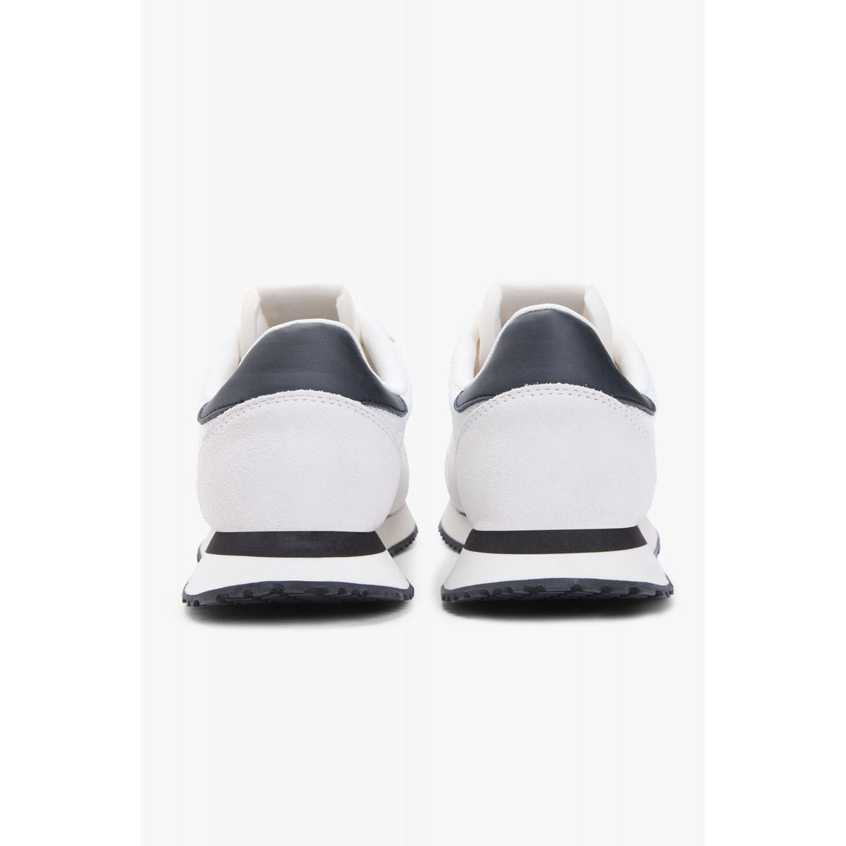 Tommy Jeans | EM01690 Eva Mixed Texture Fabric Leather Runner Style Trainer - White