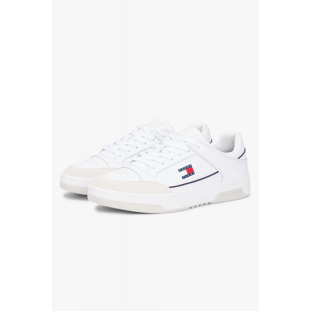 Tommy Jeans | EM01660 Retro Contrast Cupsole Leather Sneakers