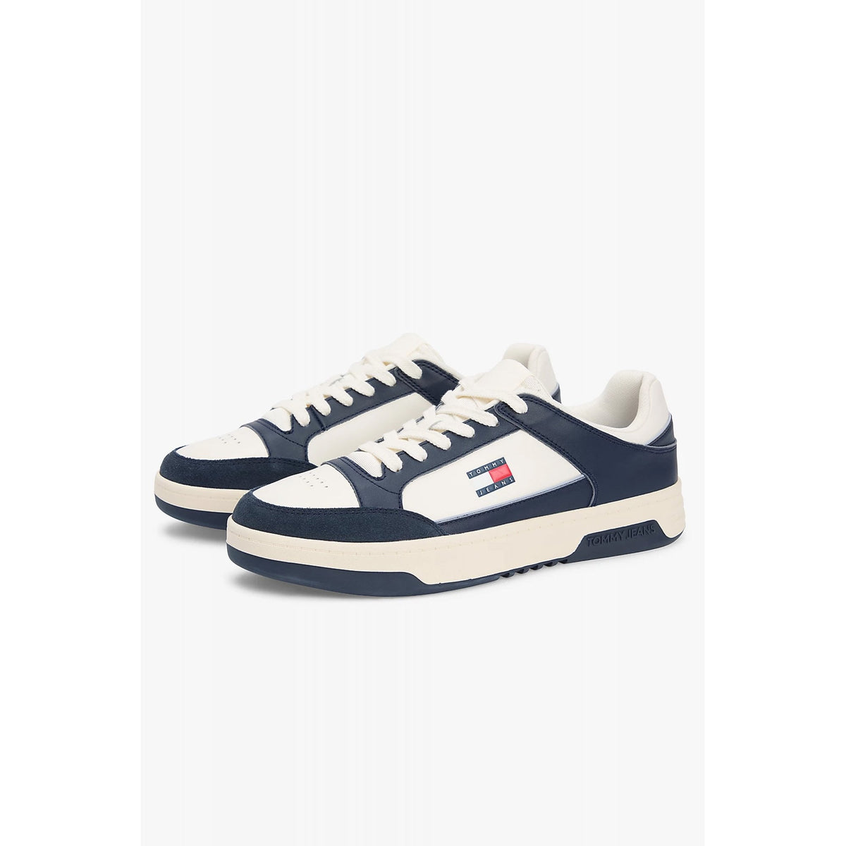 Tommy Jeans | EM01660 Retro Contrast Cupsole Leather Sneakers