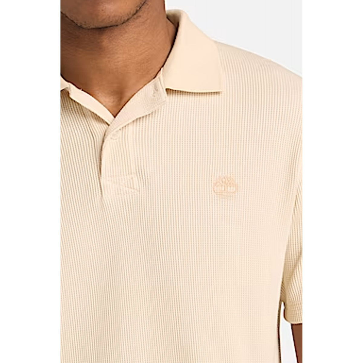 Timberland TB0A41S5 Wharf River Waffle Textured Half Sleeve Pique Polo T-Shirt