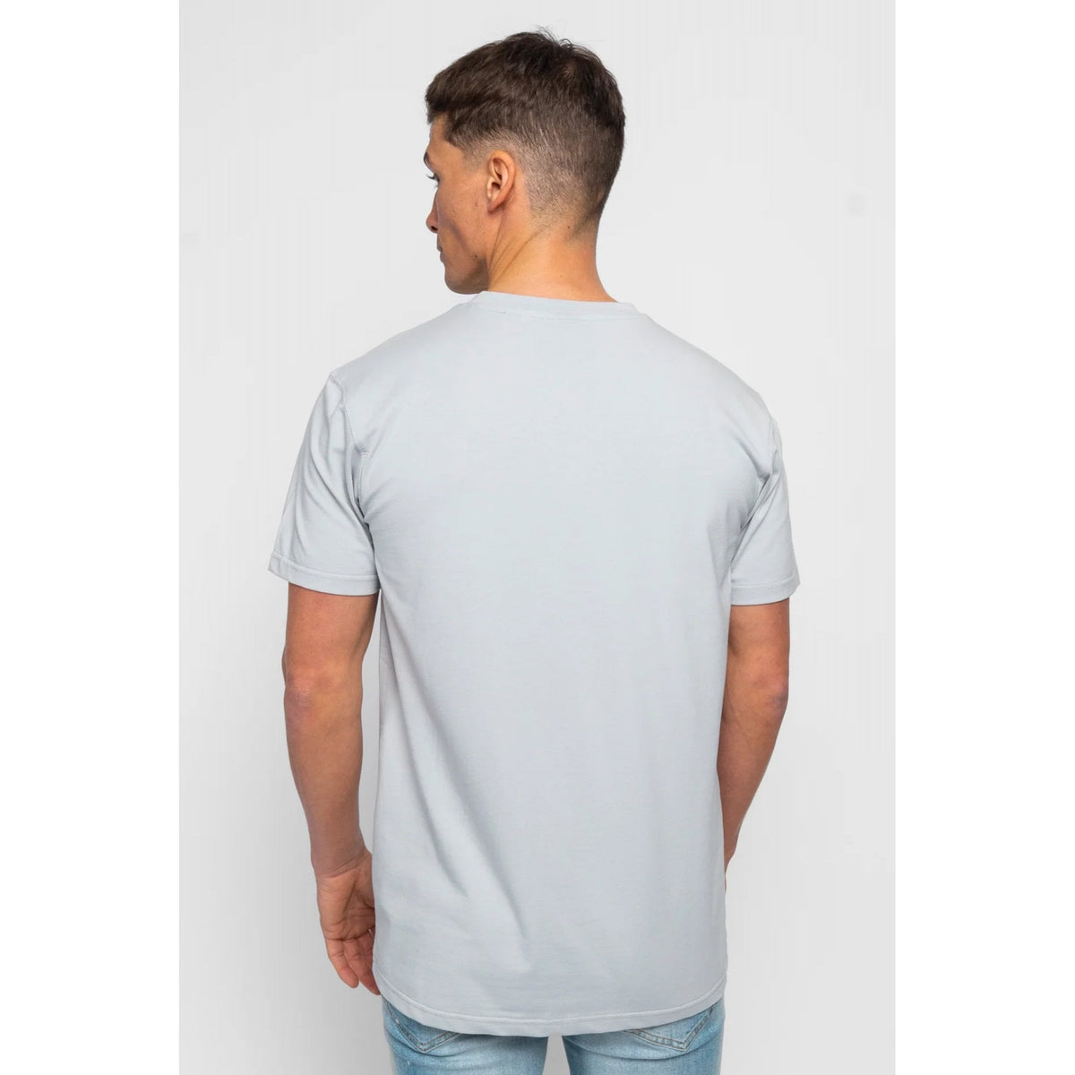 Valere Milano | Devero VM-324 Signature Script Logo Print Half Sleeve T-Shirt