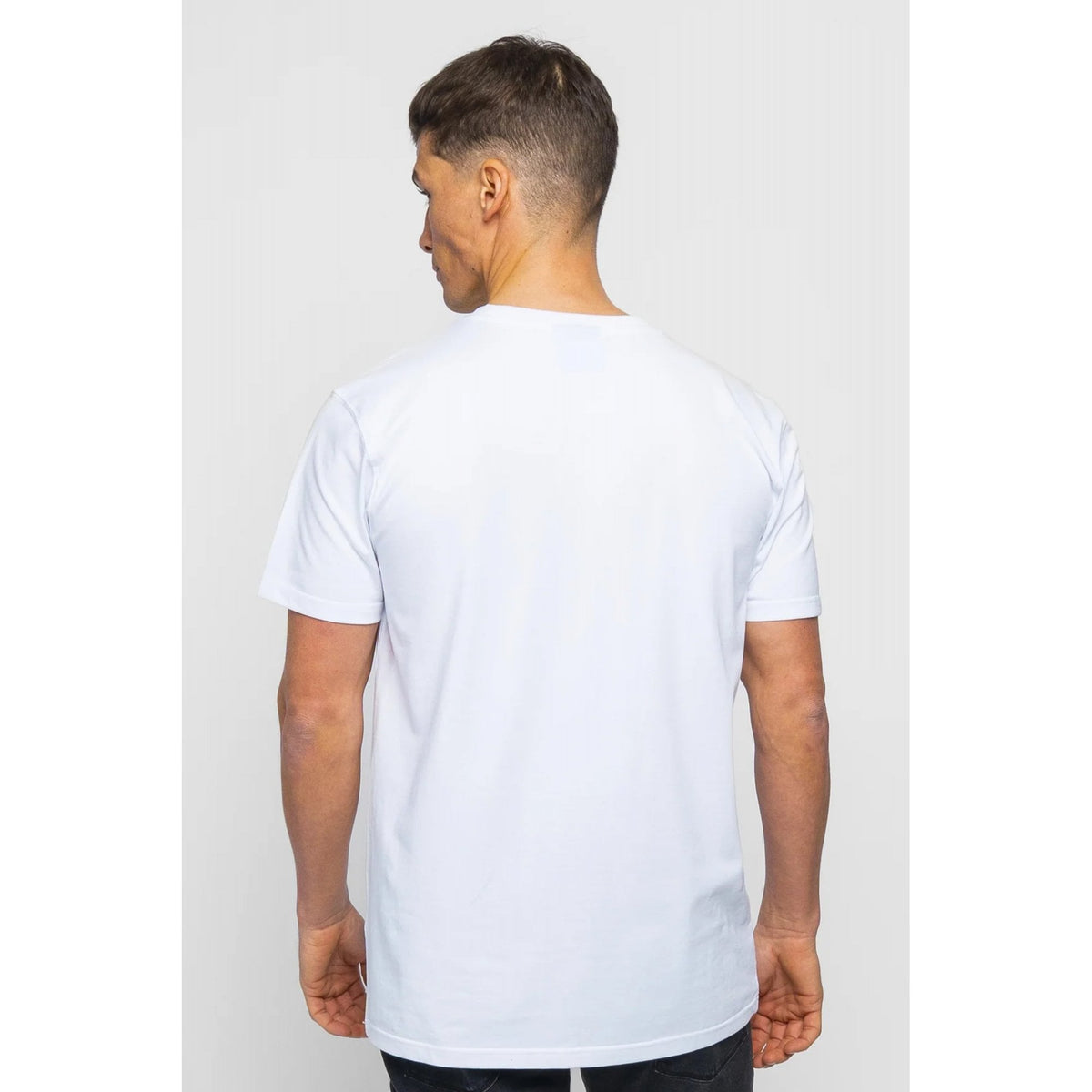 Valere Milano | Devero VM-324 Signature Script Logo Print Half Sleeve T-Shirt