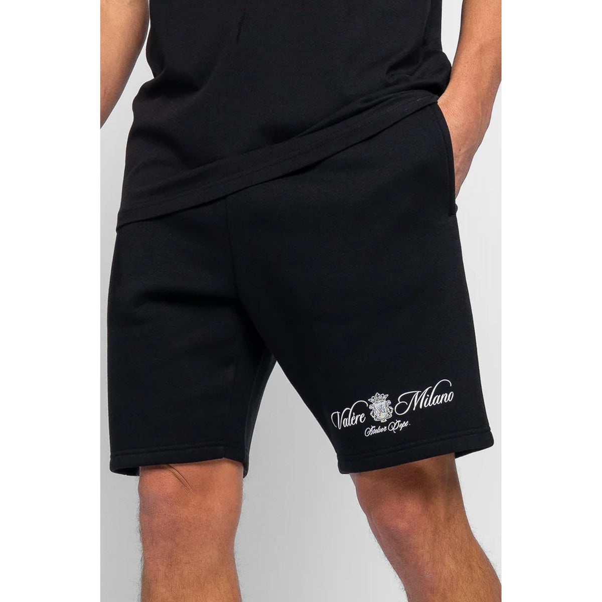 Valere Milano | Devero VM-325 Signature Script Logo Print Short