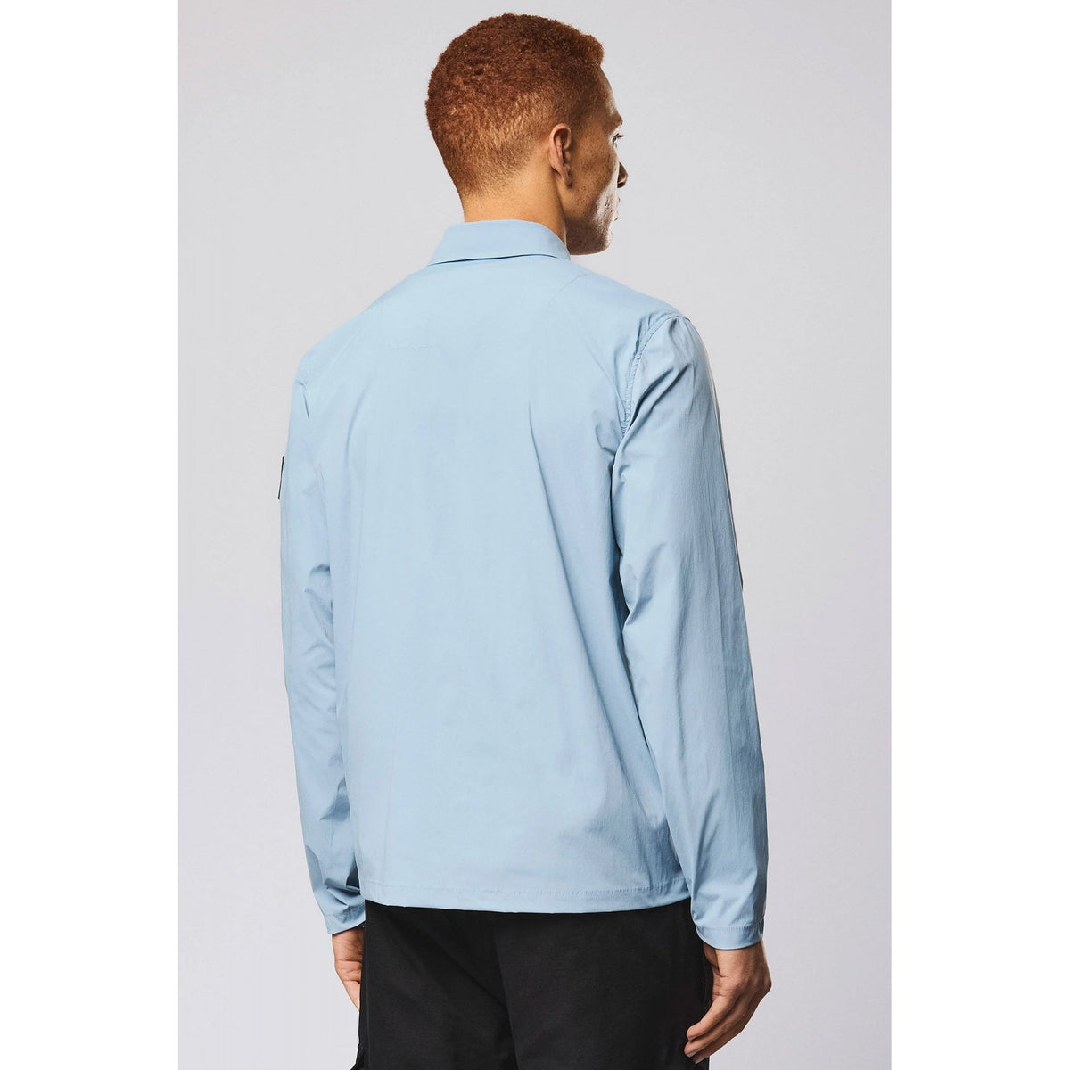 Weekend Offender OS3A03 Southbank Lightweight Technical Nylon Collar Overshirt Jacket