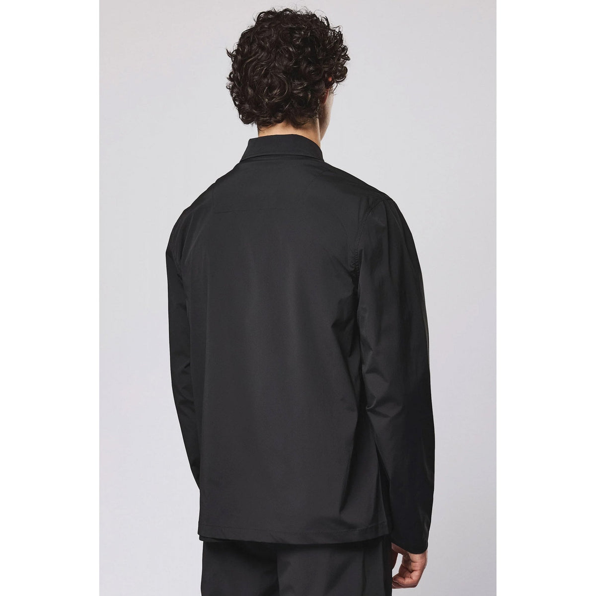 Weekend Offender OS3A03 Southbank Lightweight Technical Nylon Collar Overshirt Jacket