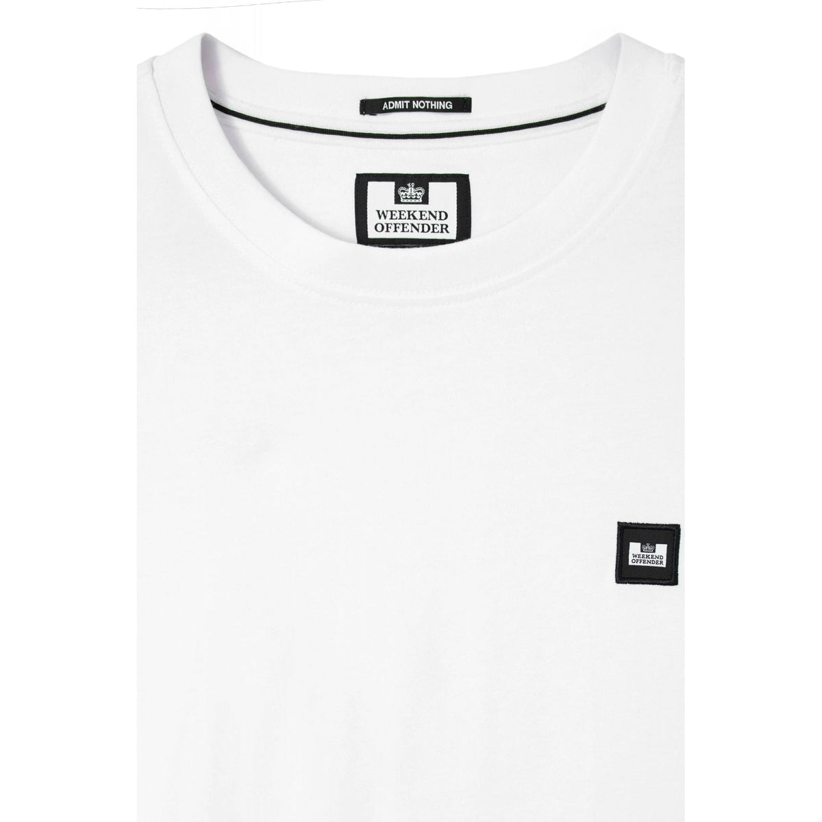 Weekend Offender TS1B01 Brooklands Small Badge Logo Half Sleeve T-Shirt