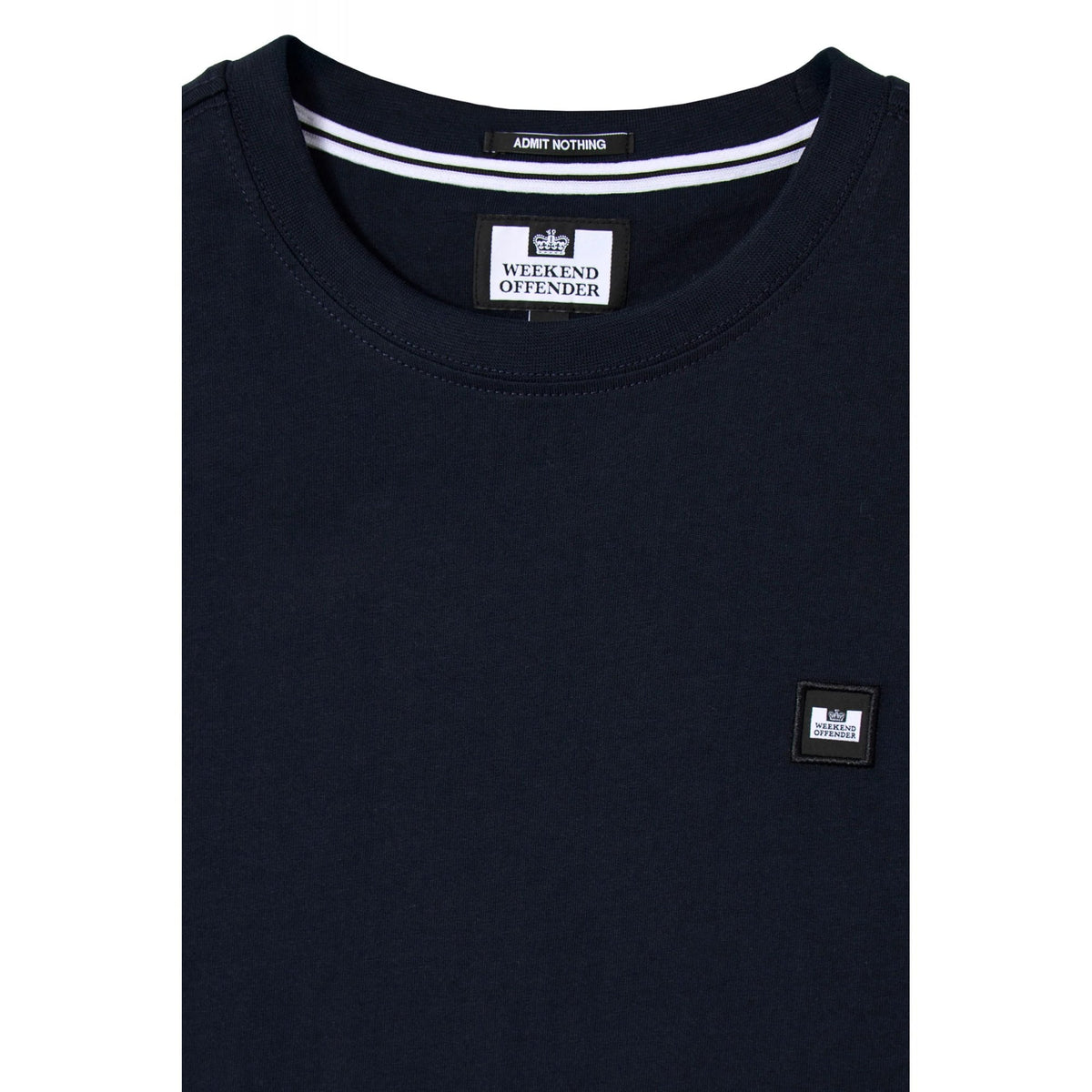 Weekend Offender TS1B01 Brooklands Small Badge Logo Half Sleeve T-Shirt