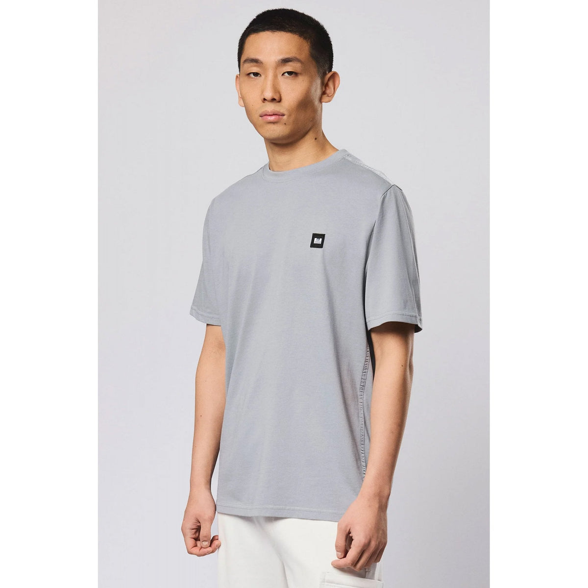 Weekend Offender TS1B16 Isley Contrast Parachute Nylon Detail T-Shirt