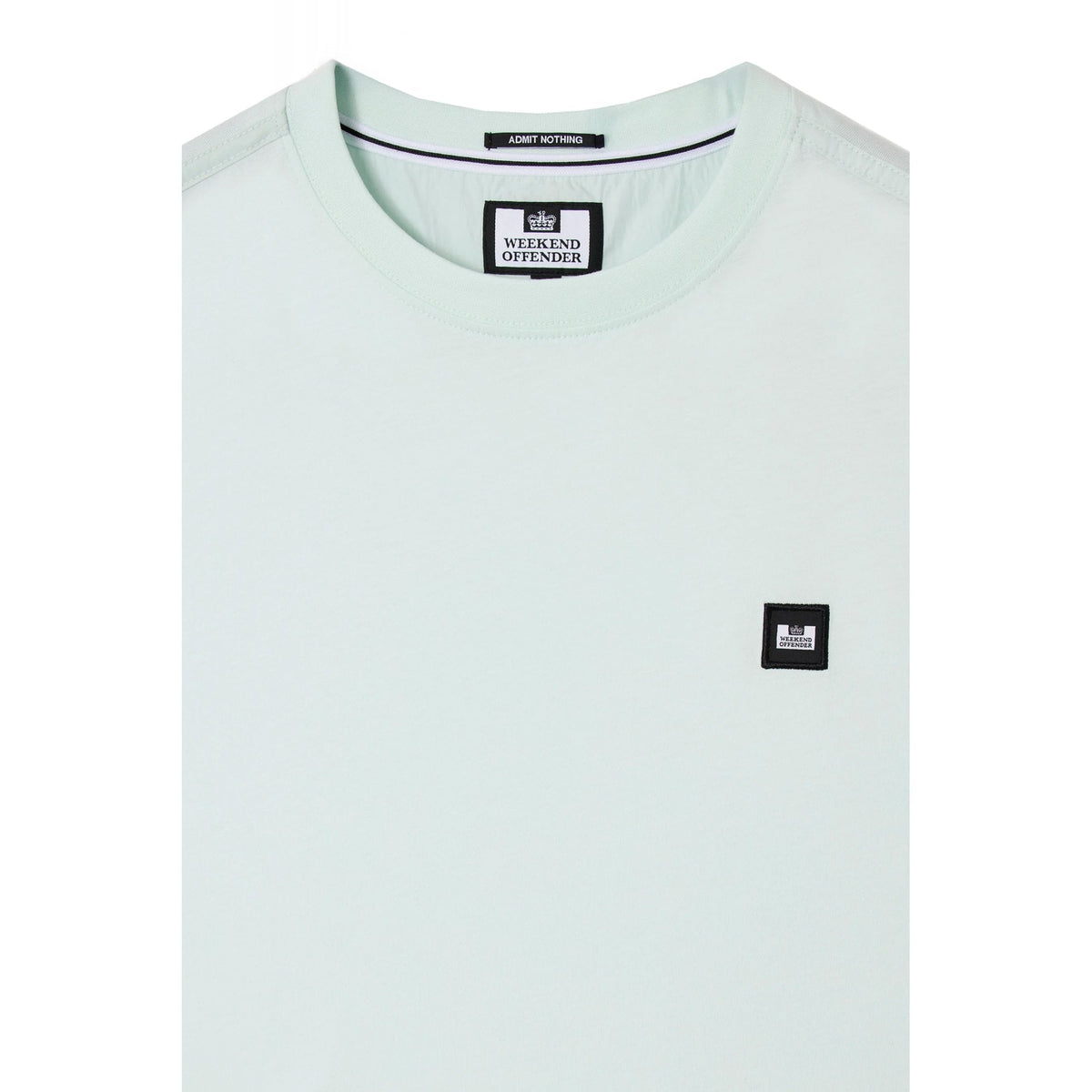 Weekend Offender TS1B16 Isley Contrast Parachute Nylon Detail T-Shirt