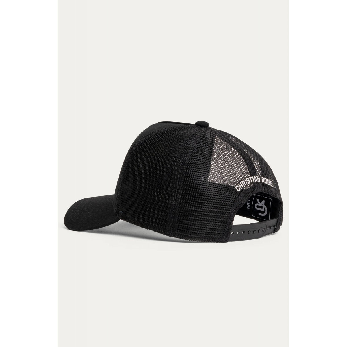Christian Rose | CR046 Beyond Ordinary Oval Emblem Trucker Mesh Baseball Cap