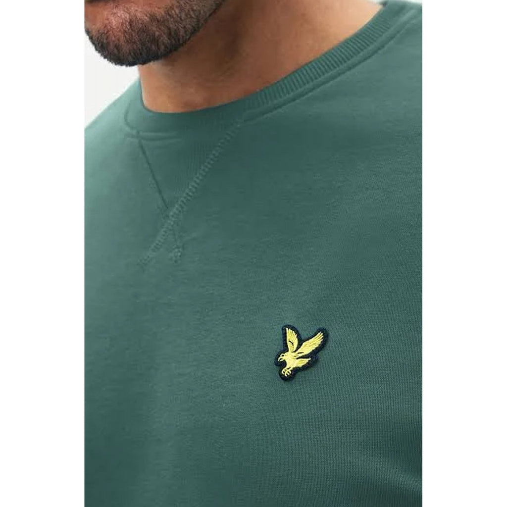 Lyle & Scott | ML424VOGT Vintage Crew Neck Sweat Top - Everglade Green