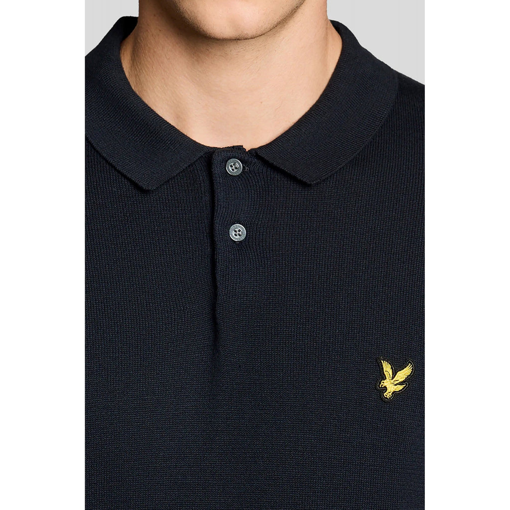 Lyle & Scott | KN2412V Plain Classic Pique Knitted Polo T-Shirt