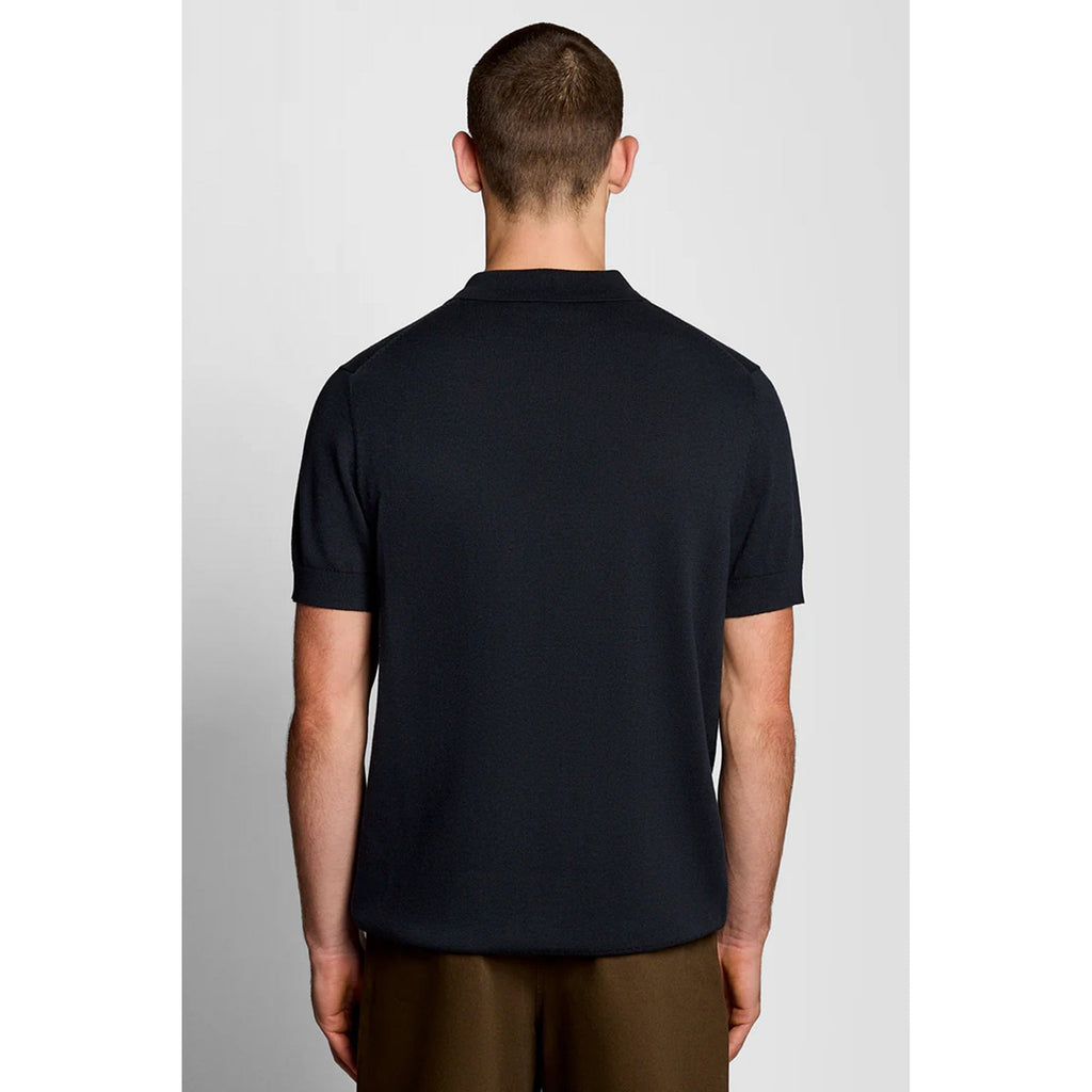 Lyle & Scott | KN2412V Plain Classic Pique Knitted Polo T-Shirt