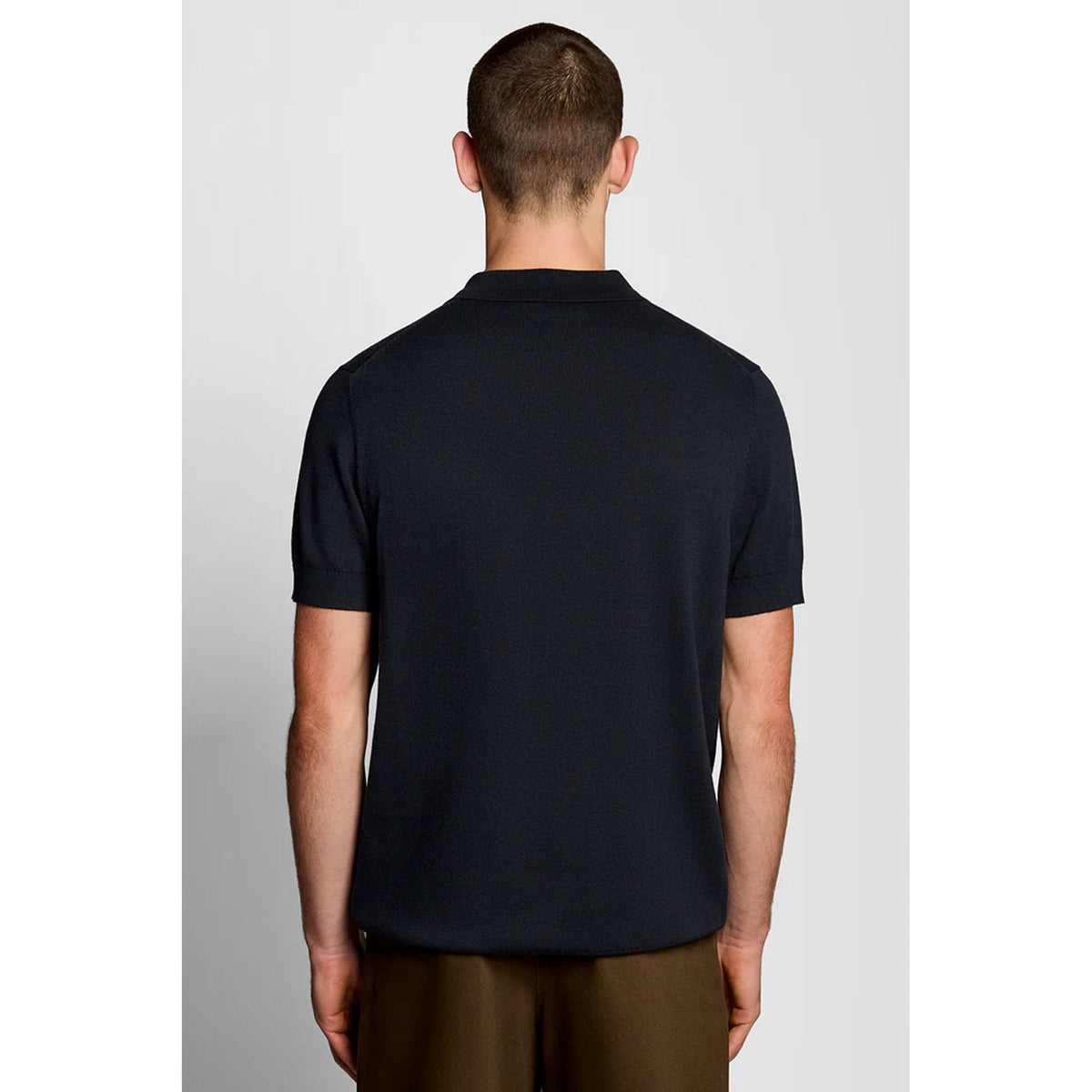 Lyle & Scott | KN2412V Plain Classic Pique Knitted Polo T-Shirt