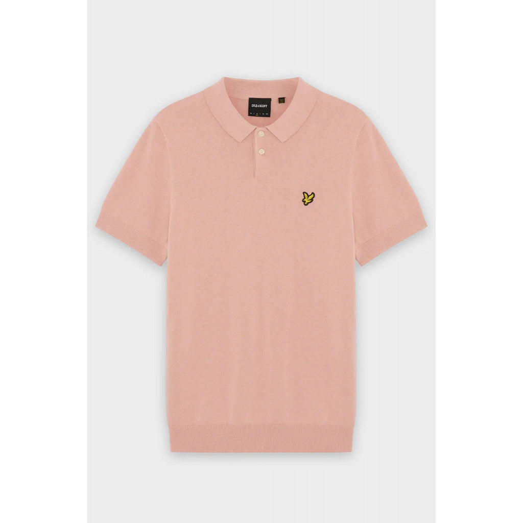 Lyle & Scott | KN2412V Plain Classic Pique Knitted Polo T-Shirt
