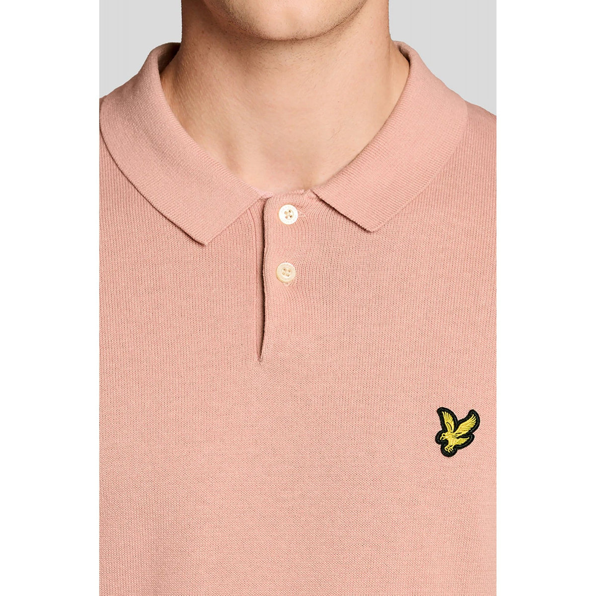 Lyle & Scott | KN2412V Plain Classic Pique Knitted Polo T-Shirt