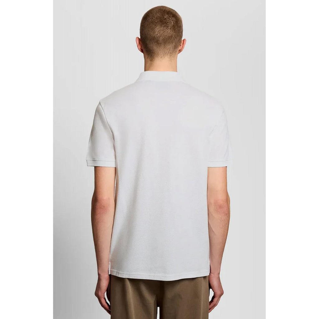 Lyle & Scott | SP2400V Jacquard Popcorn Texture Relaxed Fit Polo T-Shirt