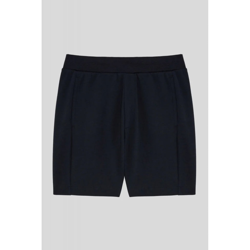 Lyle & Scott | ML2421V Smooth Textured Pique Track Sweat Short - Navy