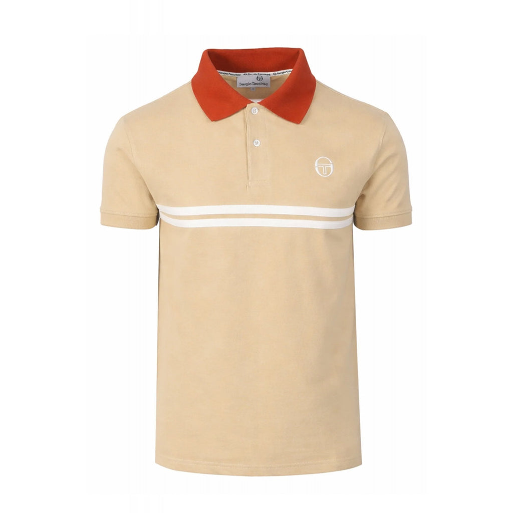 Sergio Tacchini | Supermac 4565 Contrast Double Stripe Polo T-Shirt