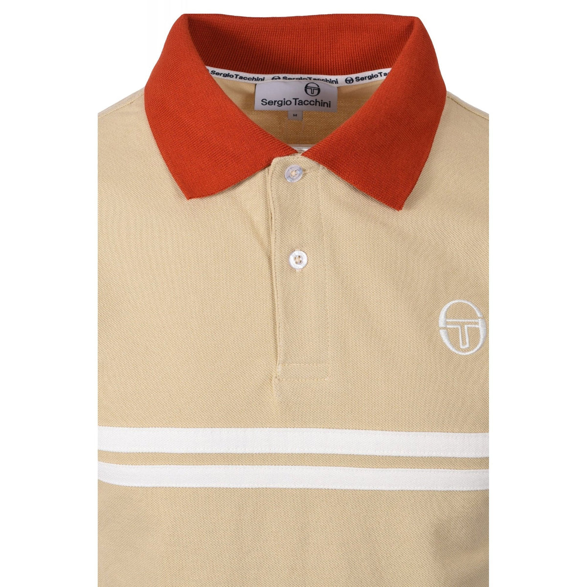 Sergio Tacchini | Supermac 4565 Contrast Double Stripe Polo T-Shirt