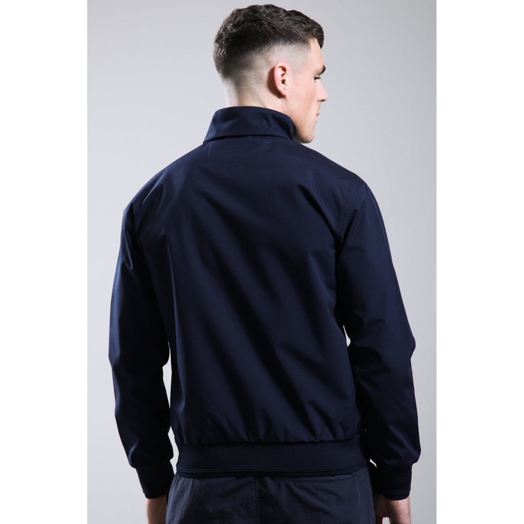 Marshall Artist | 0970 Napier Funnel Neck Micro Siren Water-proof Polyester Shell Jacket - Navy