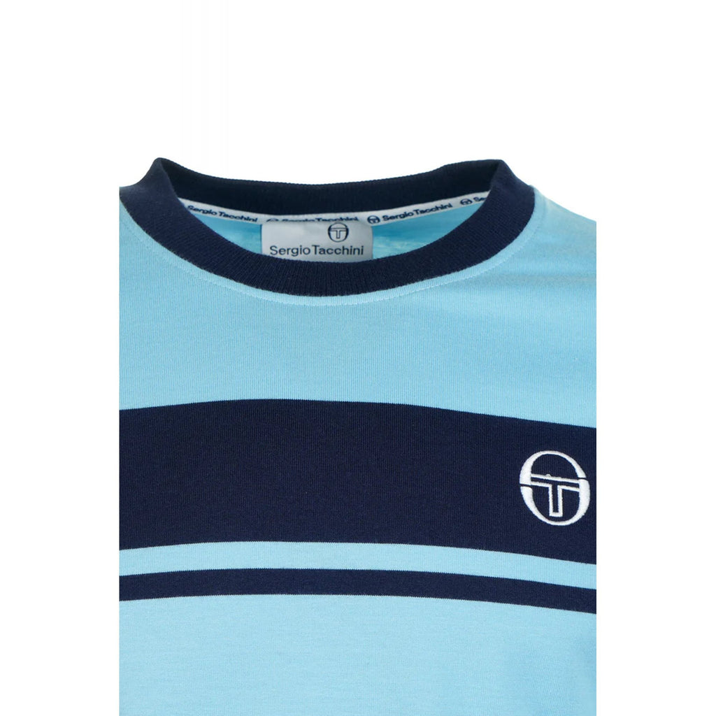 Sergio Tacchini | Master 4593 Retro Contrast Stripe Half Sleeve T-Shirt