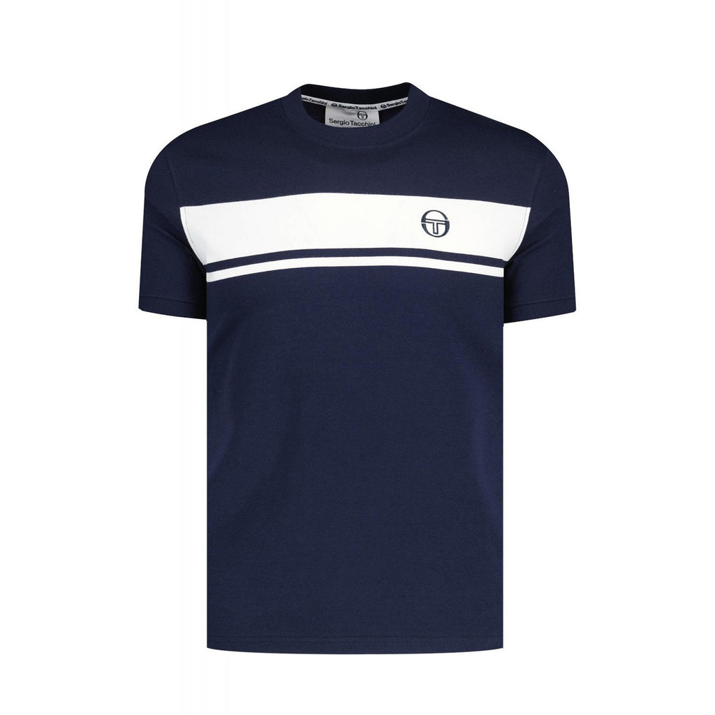 Sergio Tacchini | Master 4593 Retro Contrast Stripe Half Sleeve T-Shirt
