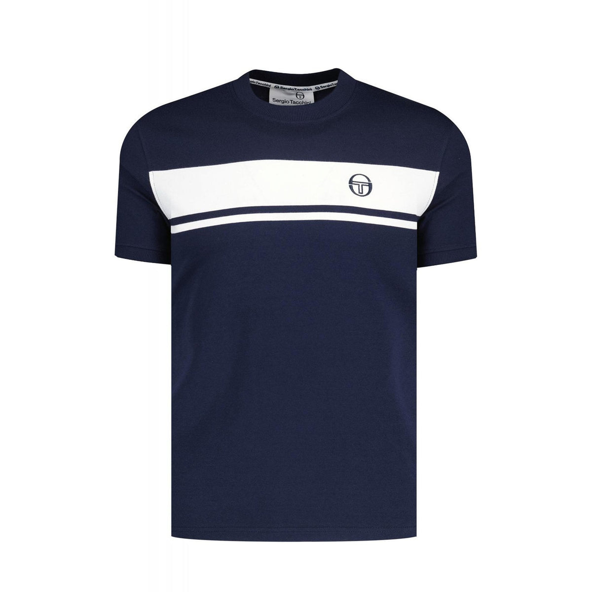 Sergio Tacchini | Master 4593 Retro Contrast Stripe Half Sleeve T-Shirt