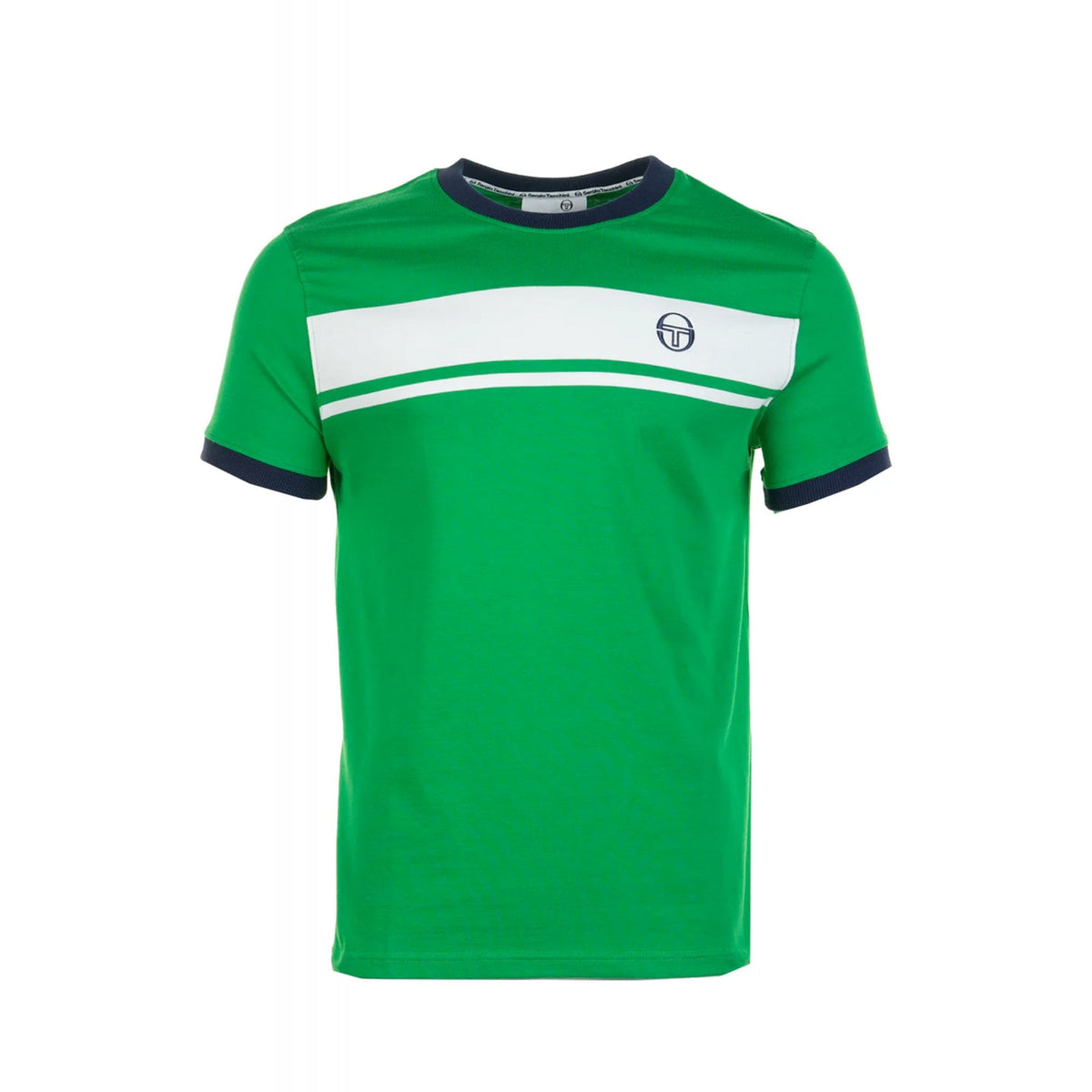Sergio Tacchini | Master 4593 Retro Contrast Stripe Half Sleeve T-Shirt