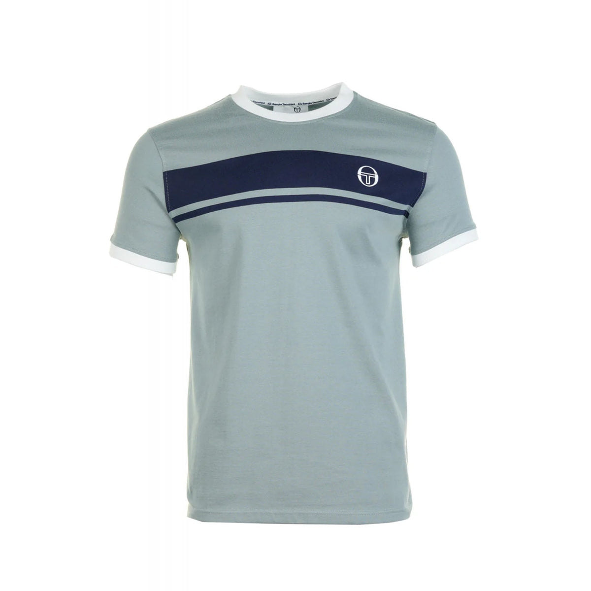 Sergio Tacchini | Master 4593 Retro Contrast Stripe Half Sleeve T-Shirt