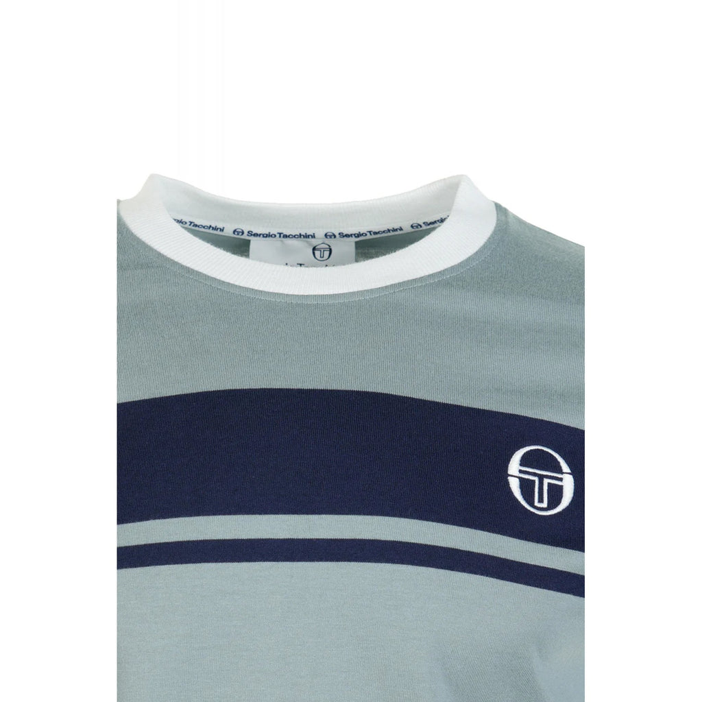 Sergio Tacchini | Master 4593 Retro Contrast Stripe Half Sleeve T-Shirt