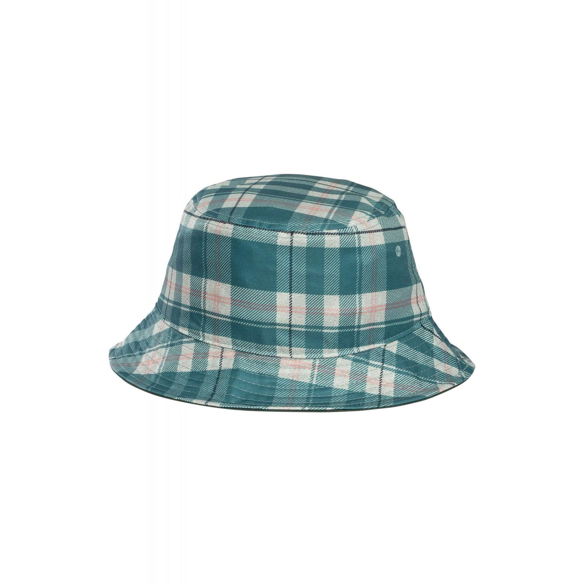 Lyle & Scott | HE2406A Tartan Contrast Check Cotton Twill Bucket Hat - Everglade