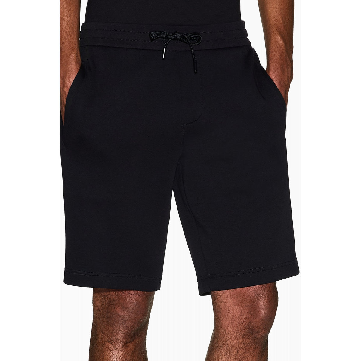 Armani Exchange | AX XM000372 AF10818 Plain Bermuda Athletic Short - Black