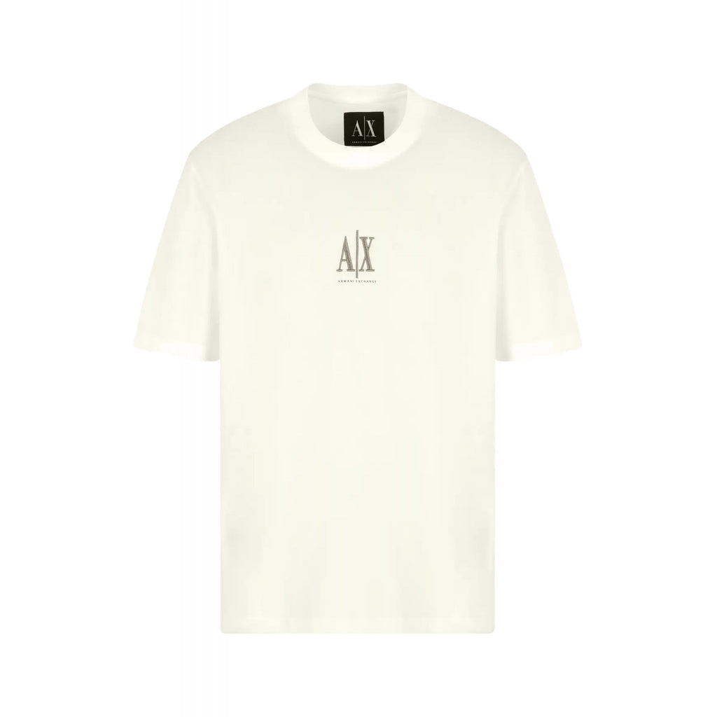 Armani Exchange | AX XM000363 AF12308 Girocollo A|X Centre Logo Half Sleeve T-Shirt