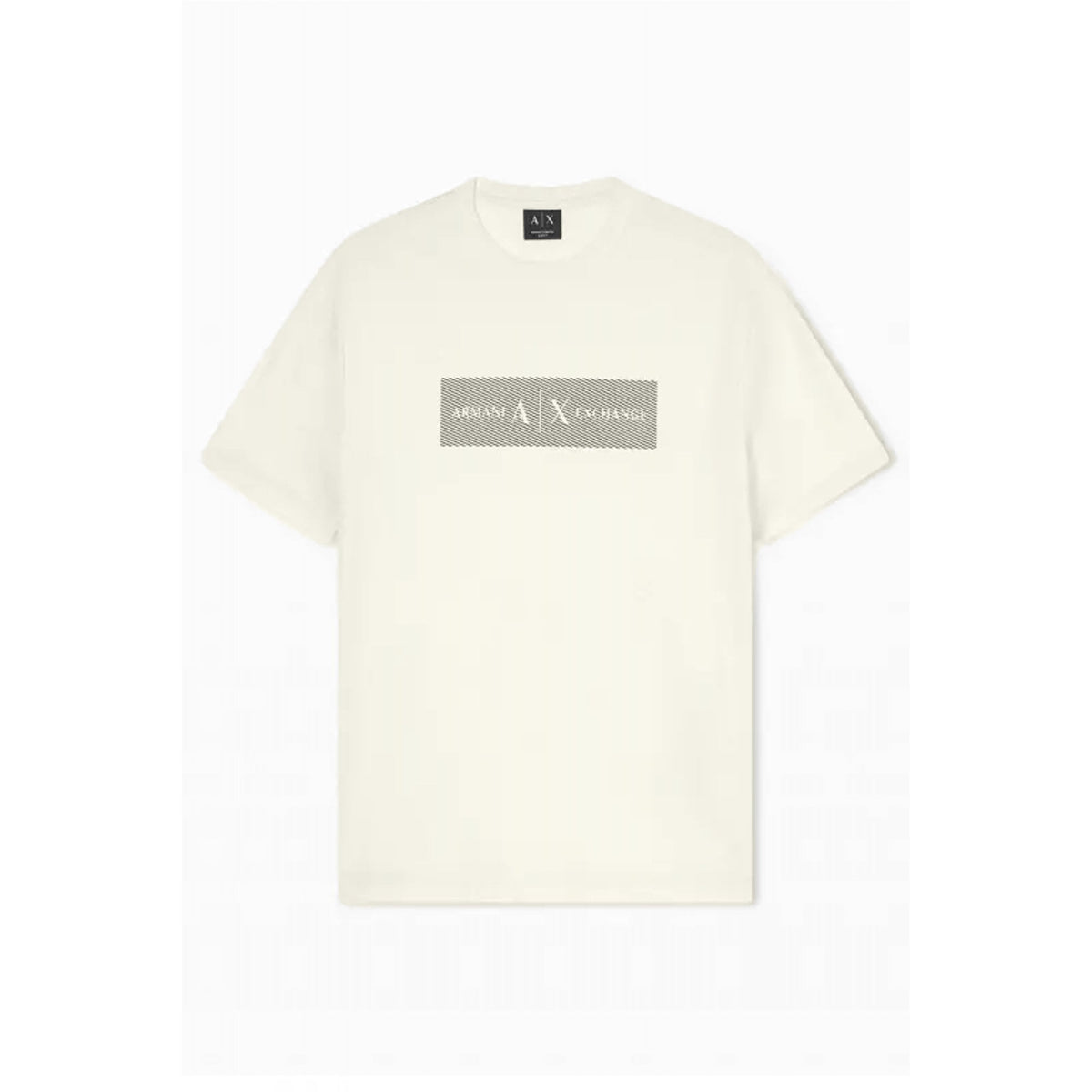 Armani Exchange | AX XM002472 AF10356 Minimalist Stripe Logo Design Half Sleeve T-Shirt