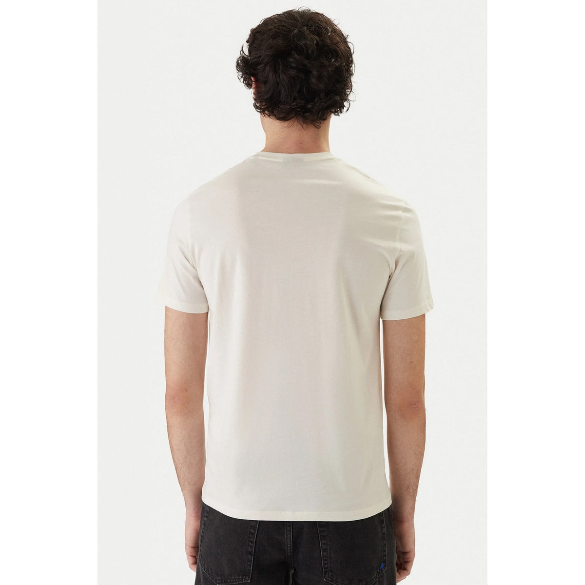 Armani Exchange | AX XM002472 AF10356 Minimalist Stripe Logo Design Half Sleeve T-Shirt