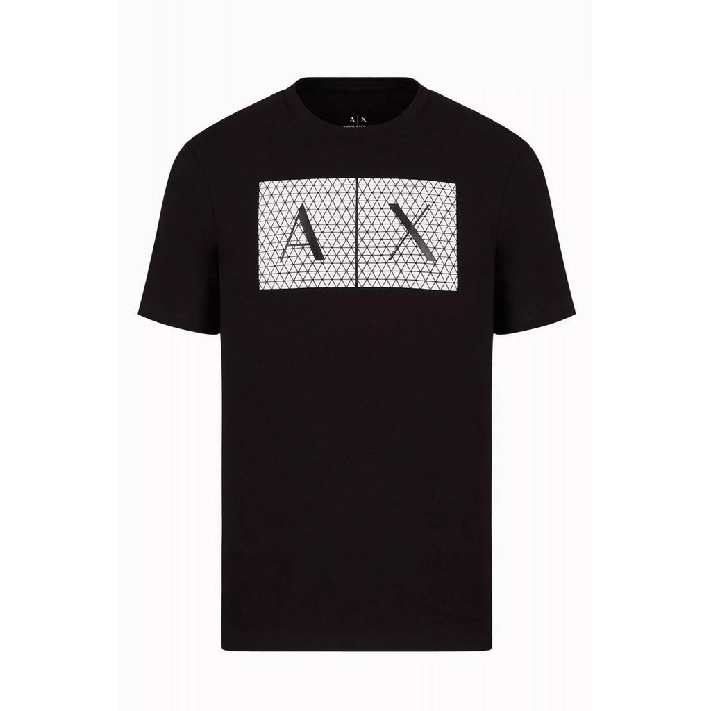 Armani Exchange | AX 8NZTCK Mesh Style Logo Design Half Sleeve T-Shirt
