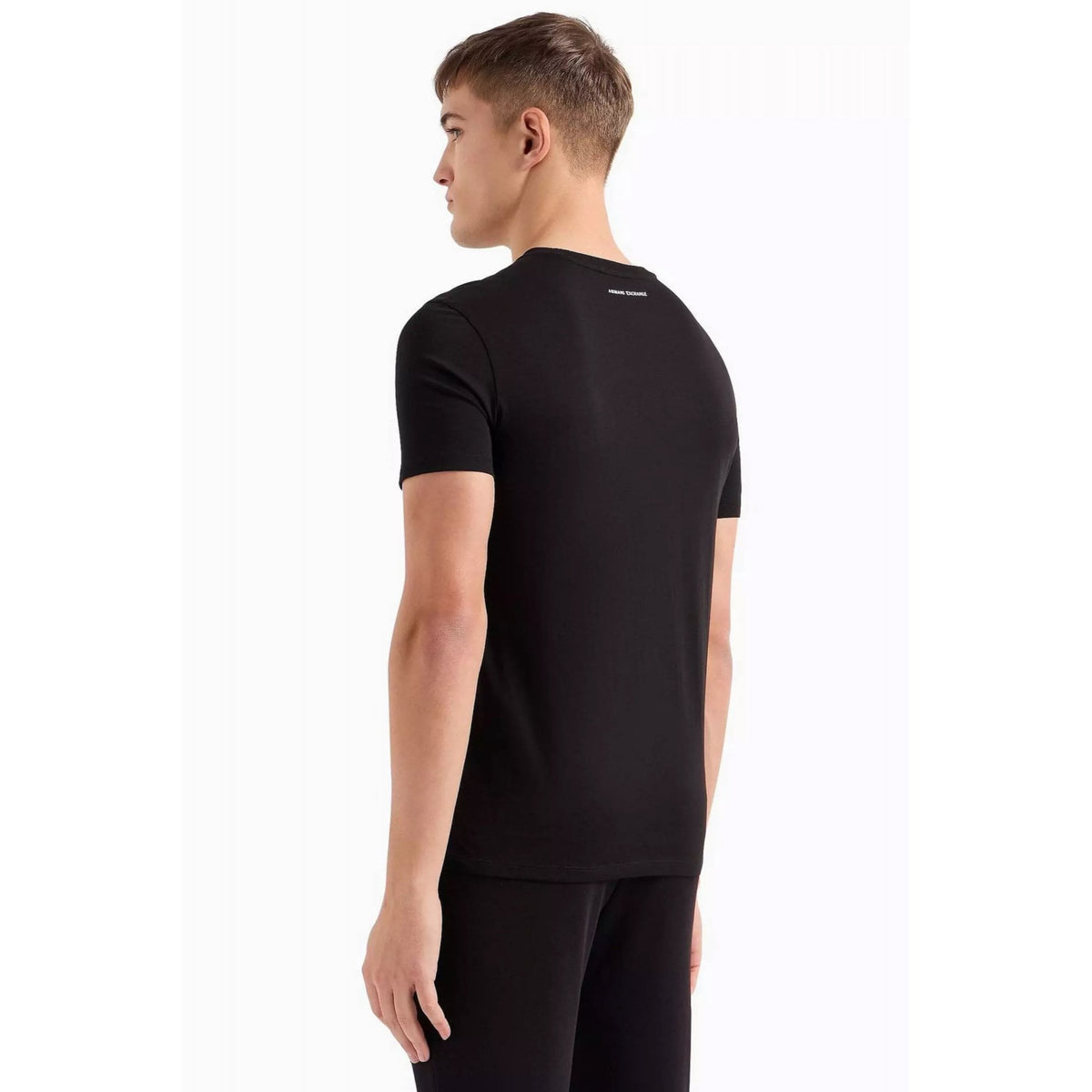Armani Exchange | AX 8NZTCK Mesh Style Logo Design Half Sleeve T-Shirt