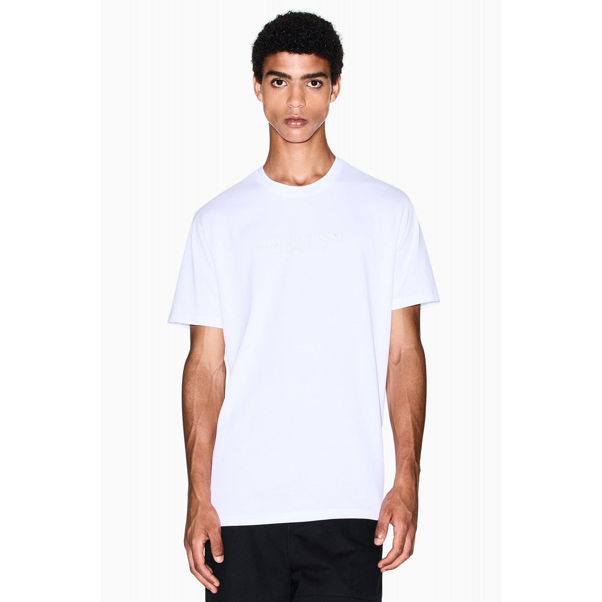 Armani Exchange | AX XM001280 AF10361 Injection Mould Logo Design Half Sleeve T-Shirt