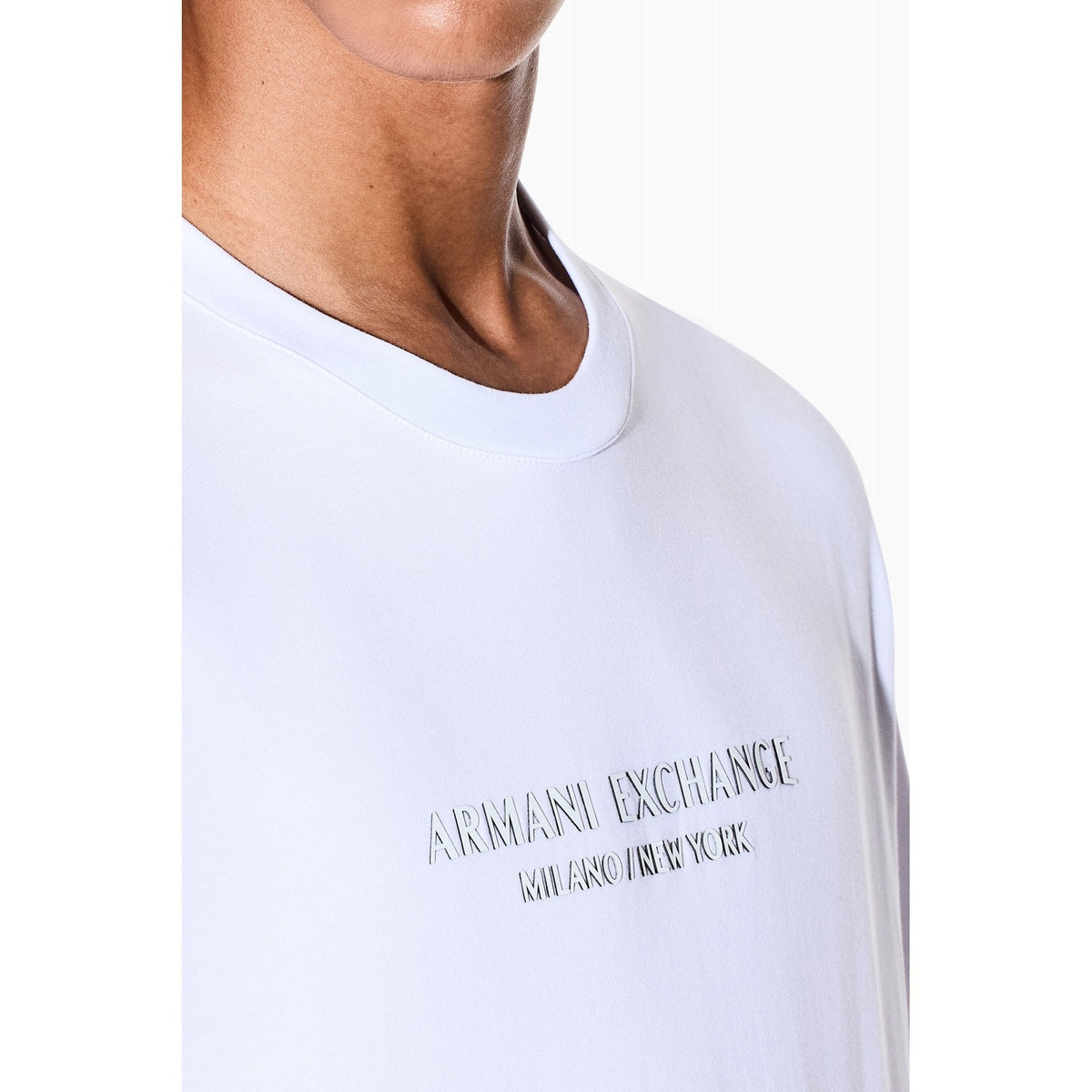 Armani Exchange | AX XM001280 AF10361 Injection Mould Logo Design Half Sleeve T-Shirt