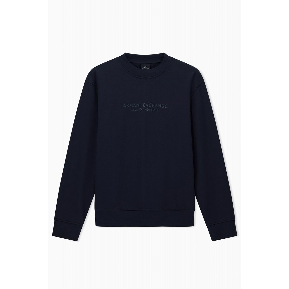 Armani Exchange | AX XM001284 AF20934 Injection Mould Logo Design Sweat Top - Dark Navy