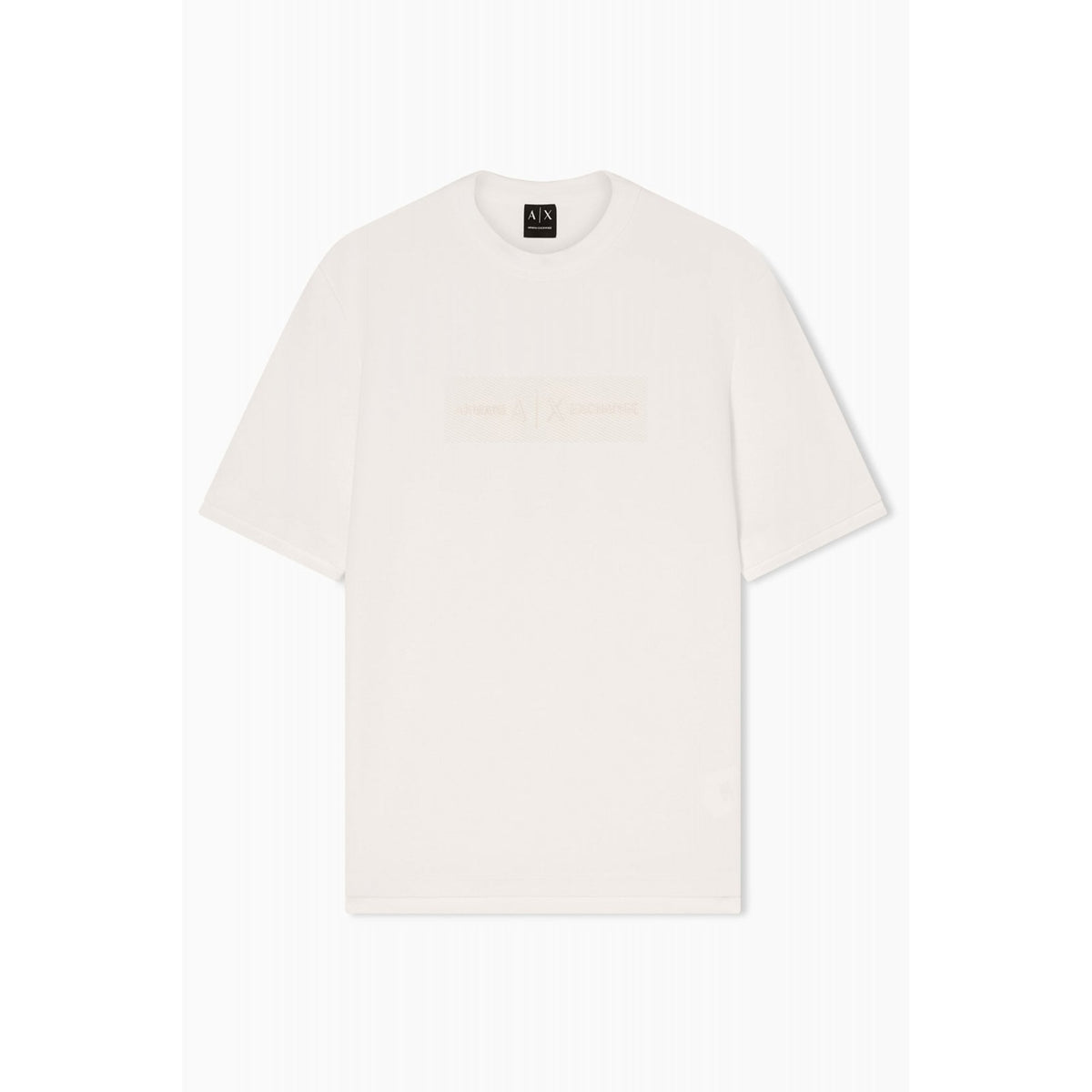 Armani Exchange | AX XM002470 AF21869 Textured Minimalist Stripe Logo Design Oversize T-Shirt