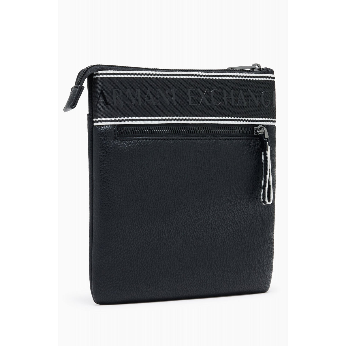 Armani Exchange | AX XM002610 AF22662 Tape Design Cross Body Messenger Bag - Black