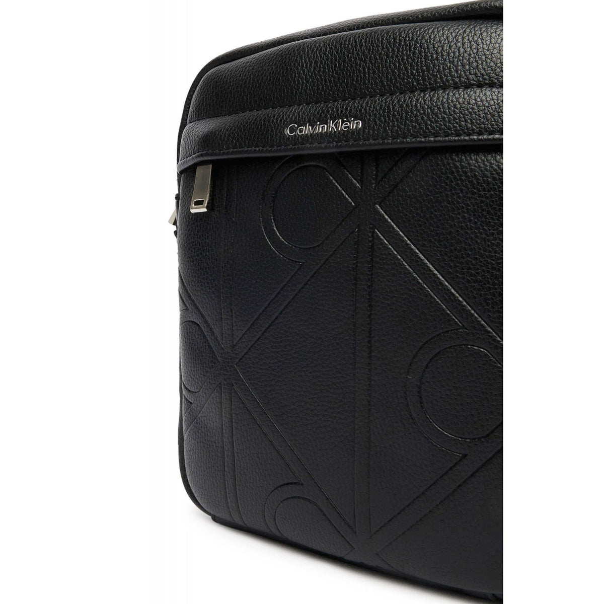 Calvin Klein Jeans | LV04D3331G Emblem Embossed Reporter Cross Body Bag - Black